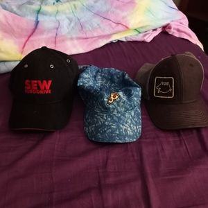 3 random hats